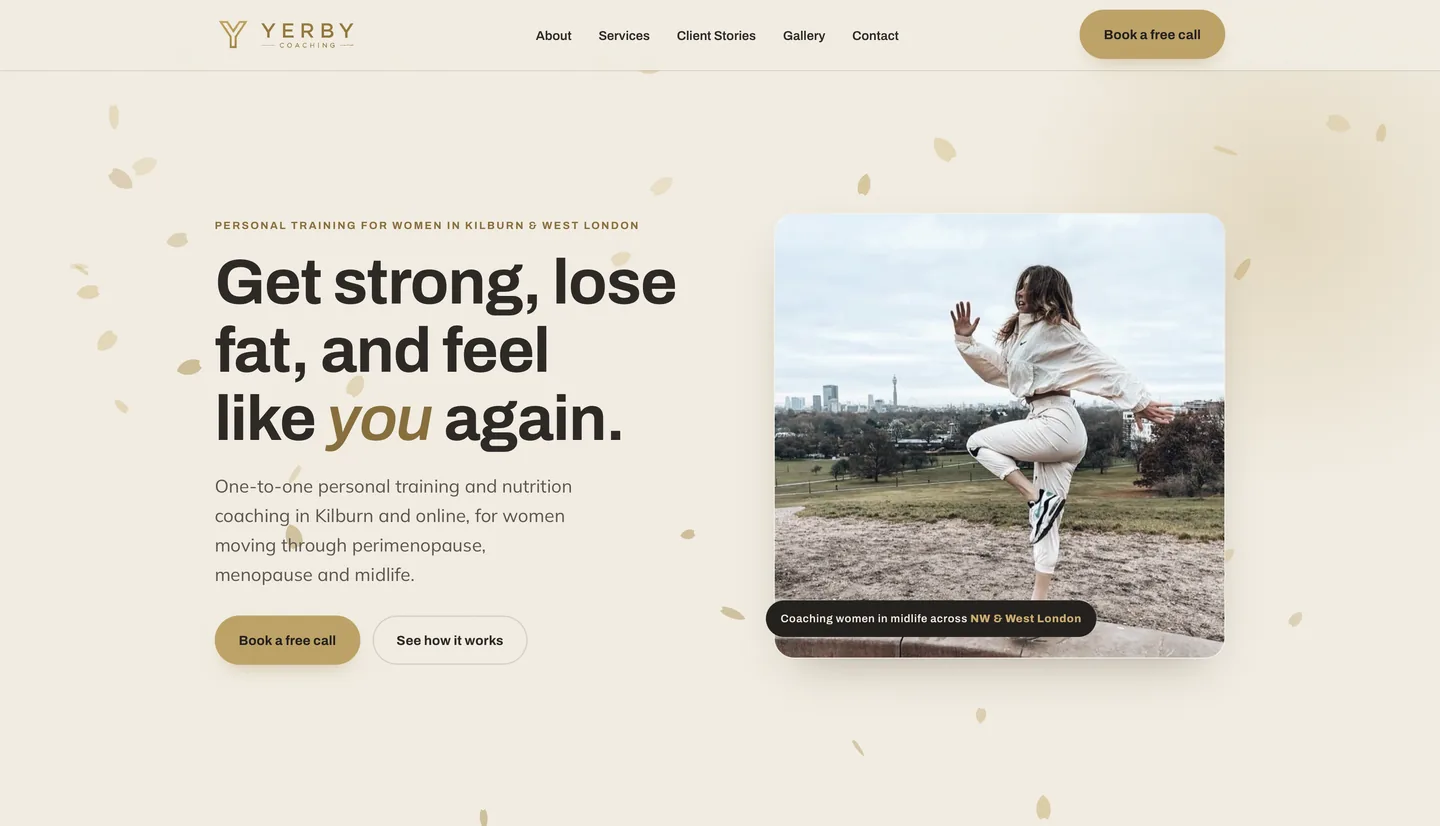 Yerby Coaching website